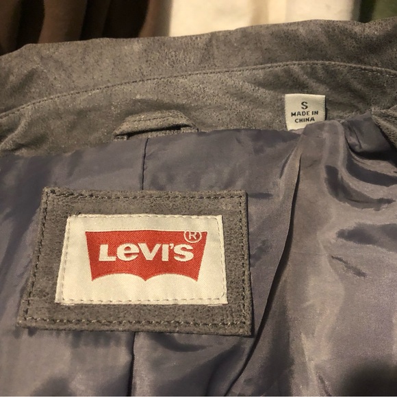 Gray Suede Leather Moto Jacket NWOT - Picture 2 of 7